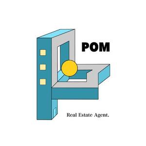 mimi888 (lollollol)さんの不動産会社『POM』のロゴ作成への提案
