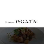 Button Design (button_on)さんの完全予約制・高級フランス料理レストラン［Restaurant  OGATA］のワードロゴ制作への提案
