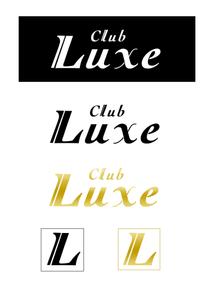 かのか (a10292001)さんのキャバクラの店名「Club Luxe」（クラブリュクス）のロゴへの提案
