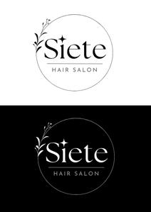 かのか (a10292001)さんの美容室「Siete」のロゴへの提案