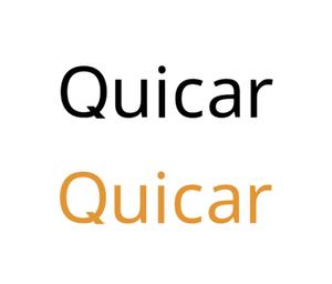 かのか (a10292001)さんの自動車整備事業者向けサービス「Quicar」のロゴへの提案