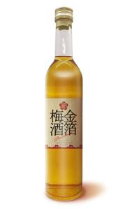 S O B A N I graphica (csr5460)さんの輸出向け金箔入り梅酒のラベルデザインへの提案