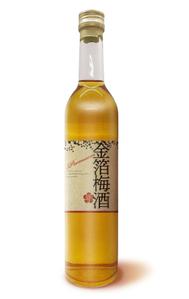 S O B A N I graphica (csr5460)さんの輸出向け金箔入り梅酒のラベルデザインへの提案