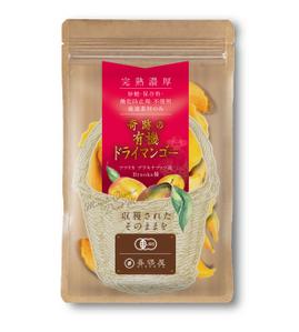 S O B A N I graphica (csr5460)さんの食品パッケージ「ドライマンゴー」のシールデザインへの提案