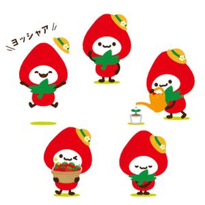 mu_cha (mu_cha)さんのイチゴ農場「ヨッシャァ駒ヶ根」のマスコットキャラクターへの提案