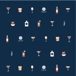 huit_design (ayako0330)さんの銀座七丁目スナック一周年用のノベルティ制作　手拭いデザインへの提案