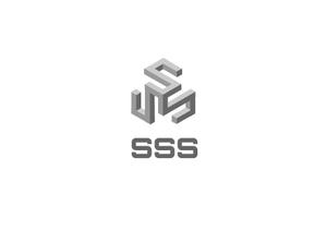 ITG (free_001)さんの新会社「株式会社SSS（スリーエフ）」のロゴ作成｜美容医療・黒・洗練・強さがテーマへの提案