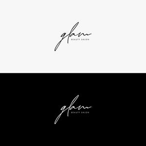 HELLO (tokyodesign)さんの美容室「glam」のロゴへの提案