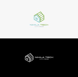 HELLO (tokyodesign)さんの北海道帯広市を拠点に法人・個人向けに建築板金業を営む「ニヒラテック株式会社」のロゴへの提案