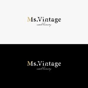 HELLO (tokyodesign)さんの中古ラグジュアリーブランドショップ「Ms.Vintage」のロゴ制作への提案
