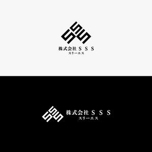 HELLO (tokyodesign)さんの新会社「株式会社SSS（スリーエフ）」のロゴ作成｜美容医療・黒・洗練・強さがテーマへの提案