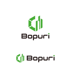 Thunder Gate design (kinryuzan)さんの建設関係の施工写真管理アプリ「Bopuri」のロゴデザインへの提案