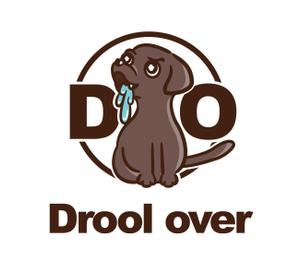 arrow (arrow74)さんの犬のオヤツ製造販売のお店　［Drool over］のロゴへの提案