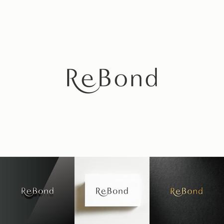 Q (qtoon)さんのヘアケアブランド「ReBond」のロゴへの提案