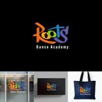 Q (qtoon)さんの東京都西巣鴨にあるダンス教室「Roots Dance Academy」のロゴへの提案