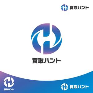 Q (qtoon)さんの買取専門店「買取ハント」のロゴへの提案