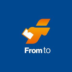 Q (qtoon)さんの海外ビジネスマッチングサービス「From to」のロゴ作成への提案