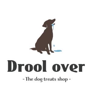 ルリツグミ工房 ()さんの犬のオヤツ製造販売のお店　［Drool over］のロゴへの提案