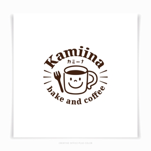 PLUS COLOR (plus_color)さんの焼き菓子とコーヒーの店　Kamiina bake and coffee のロゴへの提案