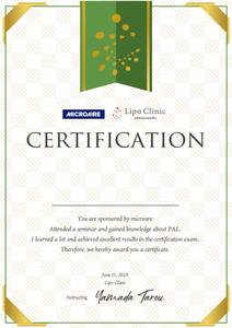 Nyankichi.com (Nyankichi_com)さんの医師向けのCertification(認定証)のデザインへの提案
