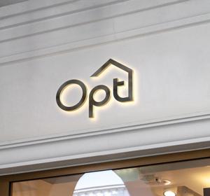 Nyankichi.com (Nyankichi_com)さんのシンプル＆高品質なビジネス仕様の滞在施設「Opt」のロゴ（看板）への提案