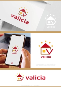 SAITO DESIGN (design_saito)さんの注文住宅会社商品の「valicia」（ヴァリシア）のロゴ（商標登録なし）への提案