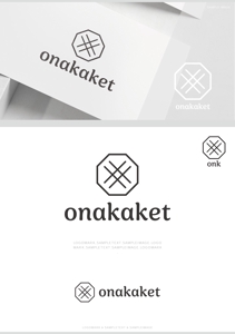 SAITO DESIGN (design_saito)さんのガーゼケットブランド「onakaket」のロゴへの提案