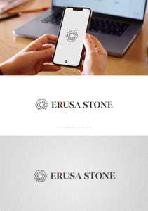 SAITO DESIGN (design_saito)さんの貴石、半貴石を使用したアクセサリーやパーツ販売のネットショップ【ERUSA STONE】のロゴへの提案