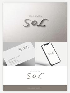 SAITO DESIGN (design_saito)さんの美容室　SOL ロゴへの提案