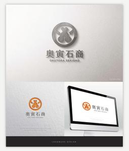 SAITO DESIGN (design_saito)さんの石材店「奥寅石商」の石材店らしくないロゴへの提案