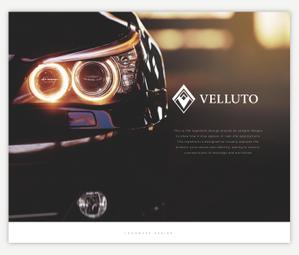 SAITO DESIGN (design_saito)さんの高級車販売　VELLUTO のロゴへの提案