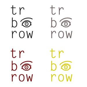 lantostos (lantostos)さんの眉毛サロン『tr brow』のロゴイラスト募集への提案