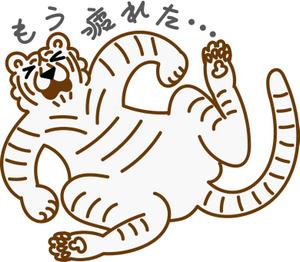 lantostos (lantostos)さんの少しネガティブなセリフを吐く動物のイラストの面白いTシャツへの提案