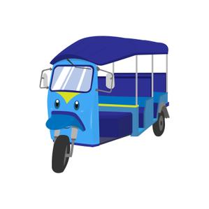 佐々木慶介 (keisuke_sasaki)さんのアジアのバイク「トゥクトゥク」をモチーフにしたキャラクター制作への提案