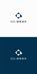 designdesign (designdesign)さんの新社名「あお建築設計㈱」新屋号ao建築設計のロゴへの提案