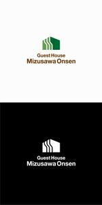 designdesign (designdesign)さんの長期滞在型ゲストハウス「Guest House Mizusawa Onsen」のロゴへの提案