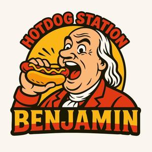 miya (featmiyapoooo)さんのホットドッグ屋　「HOTDOG　STATION　BENJAMIN」のロゴへの提案