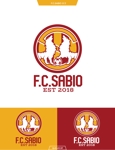 queuecat (queuecat)さんのサッカークラブ「F.C.SABIO」のエンブレムへの提案