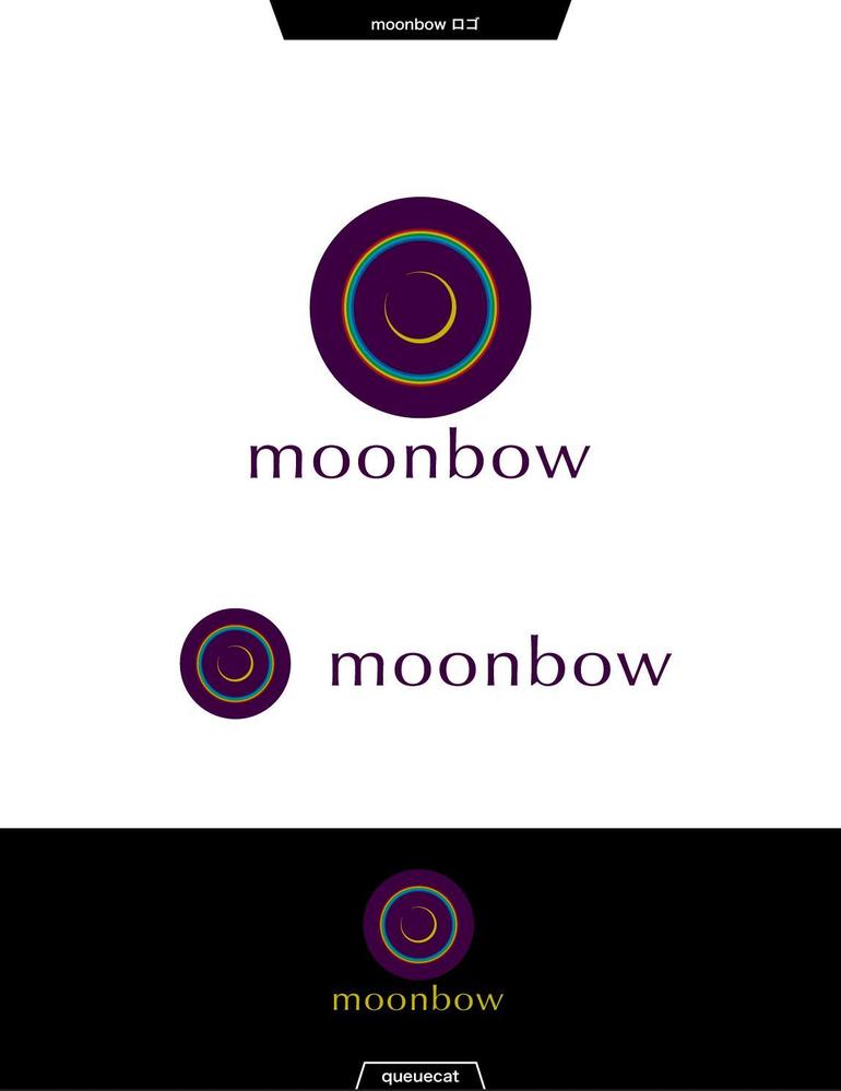 スナック　【moonbow】 の　ロゴ