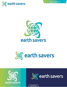 queuecat (queuecat)さんの「earth savers」ロゴ作成のお願いへの提案