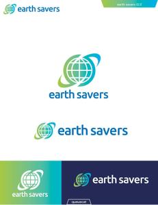 queuecat (queuecat)さんの「earth savers」ロゴ作成のお願いへの提案