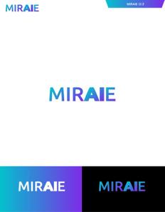 queuecat (queuecat)さんの未来教育株式会社の企業ロゴ。「MIRAIE」　をブランドロゴとし、その文字の中のＡＩを色変化への提案
