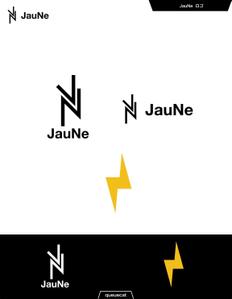 queuecat (queuecat)さんのアパレルブランド 「JauNe」のロゴへの提案