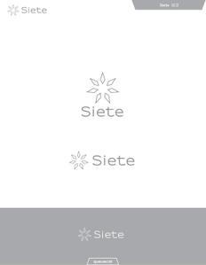 queuecat (queuecat)さんの美容室「Siete」のロゴへの提案