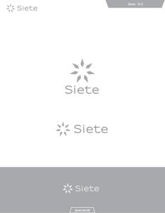 queuecat (queuecat)さんの美容室「Siete」のロゴへの提案