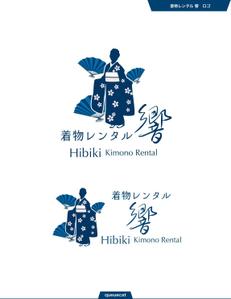 queuecat (queuecat)さんのKIMONO RENTAL HIBIKIのロゴ制作への提案