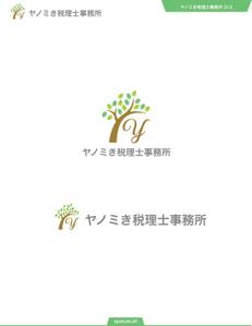 queuecat (queuecat)さんの新規開業の税理士事務所のロゴ「ヤノミき税理士事務所」への提案