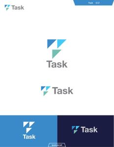 queuecat (queuecat)さんの新規法人「株式会社Task」の会社ロゴ作成への提案