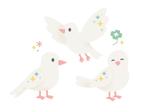 aotake, (ohana_tsumugi)さんの白い小鳥のキャラクター制作【児童福祉向け】への提案