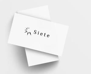 Okumachi (Okumachi)さんの美容室「Siete」のロゴへの提案